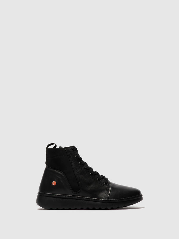 Lace-up Ankle Boots EDIN713SOF BLACK/BLACK NEOPRENE